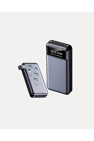 Csmtex Powerbank 20000 Mah Hızlı Şarjlı Led Fenerli Ve 4 Portlu