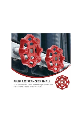 Vana Kolu Kırmızı Demir Vana Kolu Küresel Vana Kapatma Vanası Su Borusu