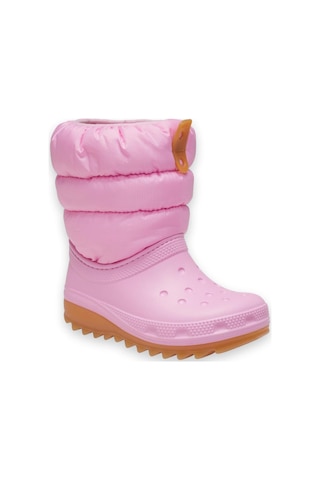 Crocs 207683 Classic Neo Puff Boot T Pembe Çocuk Bot Pembe