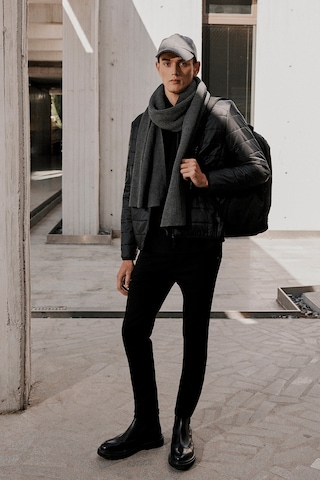 George Henry Pamuklu Slim Fit Dar Kesim 5 Cepli Esnek Kot Jean Denim Pantolon Siyah