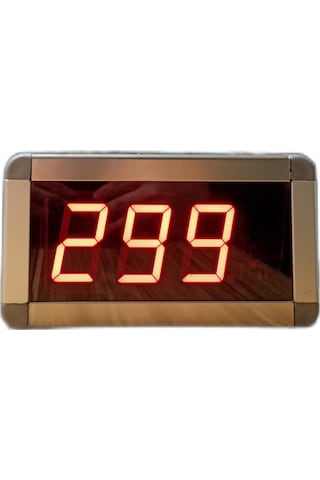 Elimkon 57mm Displayli Küçük Boy Sıramatik Sayacı Uzaktan Kumanda