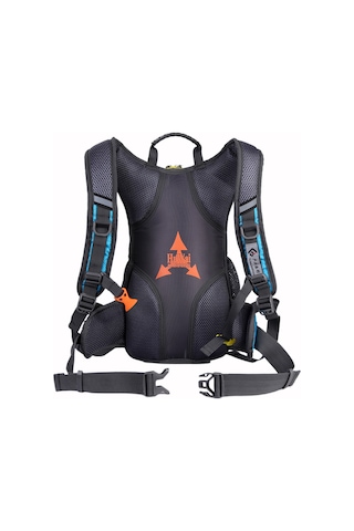 Moveevo Outdoor Bisiklet Sırt Çantası 15l Ultra Hafif Su Geçirmez Nilon, 2l Su Çantası Deligi, Ergonomik Akıcı Tasarım, Kask Mesh Kılıfı İle Siyah