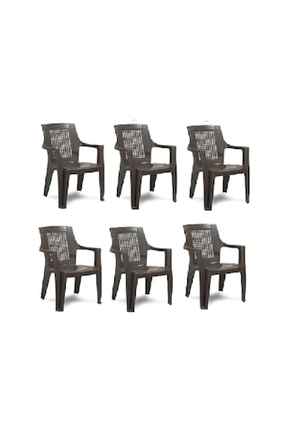 Buyukarısoy Elegance Rattan Efektli Plastik Sandalye Bahçe Sandalyesi Mutfak (485134596)