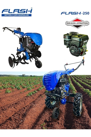 Flash 250 Briggs Stratton Amerikan Motor 7 Hp 2+1 Vites Benzinli Çapa Makinesi