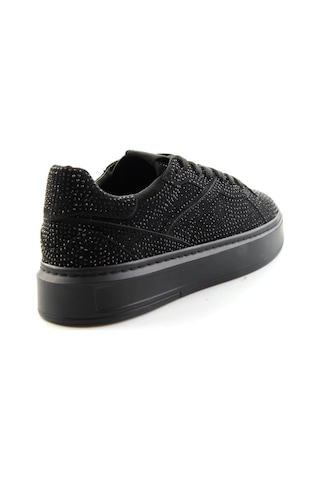 Bambi Siyah Süet Kadın Sneaker K01791072772