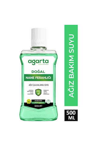 Agarta 2 Li Avantajlı Nane Ağız Bakım Seti 500 Ml Ve 250 Ml