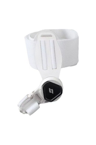 Qingmipy Ayarlanabilir Başparmak Düzeltici - Rahat Gece Kullanımı İçin Yumuşak Silikon Pedli