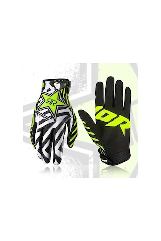Funtimes Bisiklet Mtb Freeride Outdoor Sürüş Eldiveni Uzun Parmak Eldiven Yeşil Renk M Beden