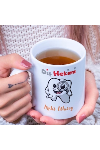 Diş Hekimlerine Özel Kupa Bardak Ve Dolma Kalem Hediye Seti 2879