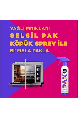 Selsil Pak Mucize Köpük Temizleyici Sprey 500 Ml X 2 Adet