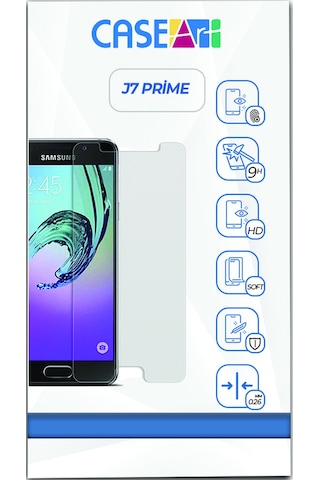 Samsung Uyumlu J7 Prime Temperli Ekran Koruyucu Kırılmaz Cam