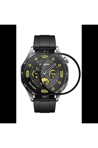 Newface Huawei Gt4 41mm 18mm Polymer Nano Ekran Koruyucu - Şeffaf