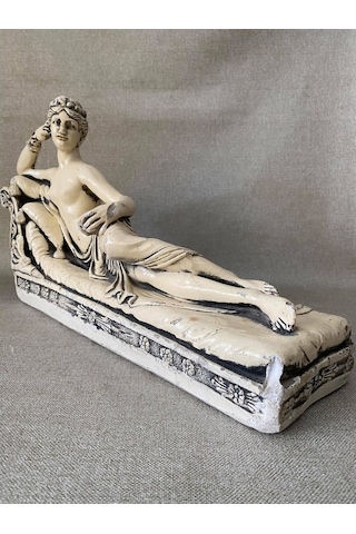 Antika Nü Kadın Heykeli - Alçı Kadın Biblo