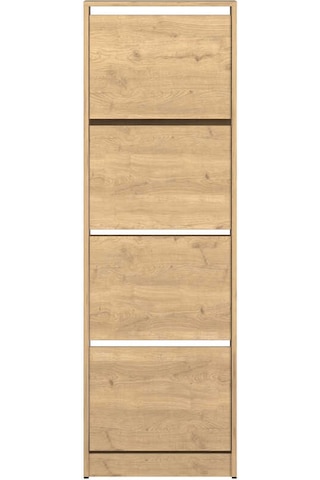 Flat Duo 4 Katlı Ayakkabılık - Florida Meşe 51x157x26 Cm Meşe