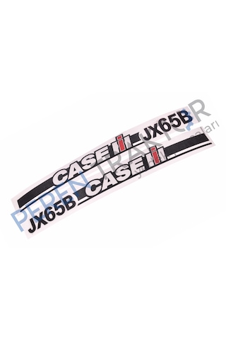 Case Jx65b Yan Yazı Takımı Kaporta Etiketi Sağ - Sol Kaput Sticker Seti