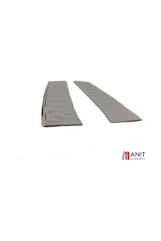 Renault Clio 4 Krom Arka Tampon Üstü Koruma 2012-2018 Arası