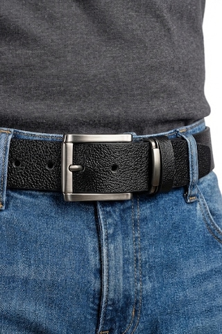Onz Hakiki Deri Siyah Erkek Spor Kemer - Kot Ve Jeans Pantolon Uyumlu 4 Cm - Kemer Kot 04 125