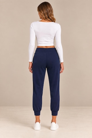 Alexandergardi Yüksek Bel Cepli Jogger Pantolon Lacivert