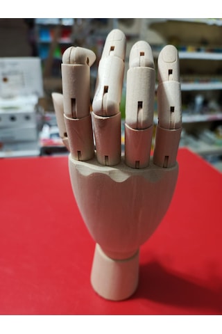 Ahşap El Mankeni Sağ El 20cm