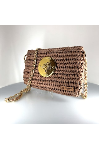 Aysun's Handmade El Örgüsü Kadın Hasır Çanta - 004