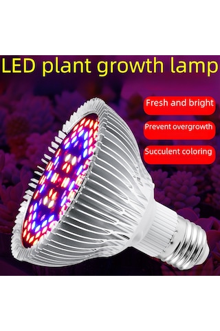 Springsun E27 Fiyasko Bitki Işığı 100w 150 Led Tam Spektrumlu, Sebze-bitki Geliştirme, 85-265v Ev/çiftlik Kullanıma Uygun Pc-alüminyum Diğer