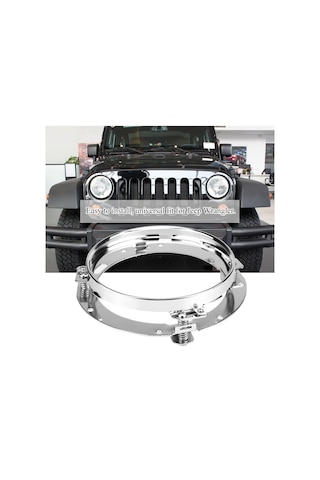 Springsun 7 İnç Evrensel Far Tutucu, Paslanmaz Çelik, Sönükleme Yaylı, Jeep Wrangler/bj40/harley Motosikletleri İçin Dayanıklı Far Sabitleme Aparatı