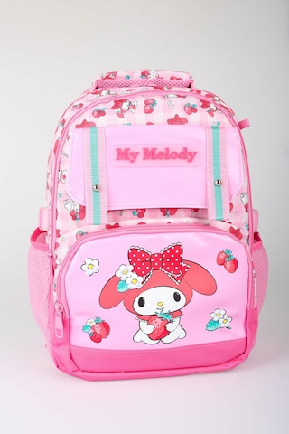 X Dekomus Lisanslı My Melody Yeni Sezon Sweet Berry Collection Büyük Boy Okul Çantası Açık Gri