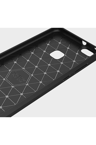 Huawei P10 Lite Kılıf Zore Room Silikon Kapak Gri