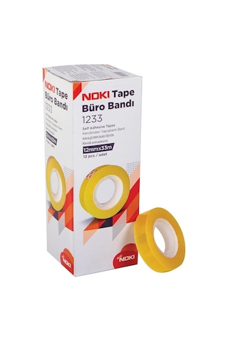Noki Büro Bandı 12 MM X 33 M Selefon Bant 12'Li Kutu