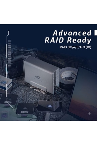 Owc Express 4m2 Dört Yuvalı Usb4 Nvme M.2 Ssd Harici Kutu Enclosure