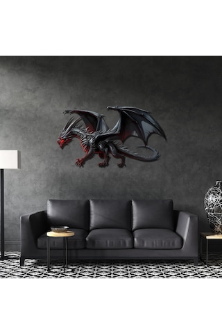 Sazakan Ejderhası Metal Tablo