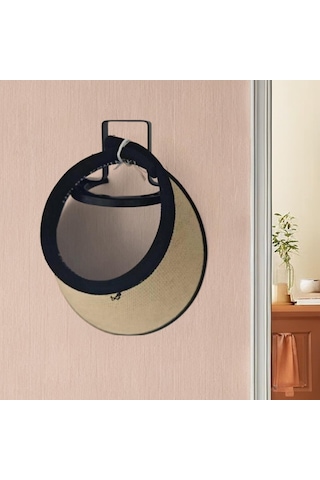 Suntek Şapka Askısı Depolama Rafı Duvara Monte Koridor Yatak Siyah