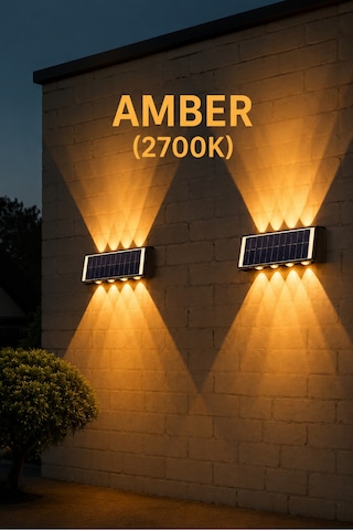 Güneş Enerjili Led Aplik Ct-8010 - Solar Enerjili Bahçe Aydınlatma