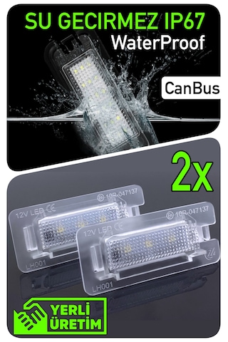 Bmw 3 Serisi E90 E91 E92 E93 2004-2013 Canbus Led Plaka Aydınlatma Ledi Lambası