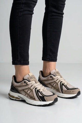 Papuçcity Wckrs 2945 Unisex Yürüyüş Koşu Günlük Spor Ayakkabı Bej