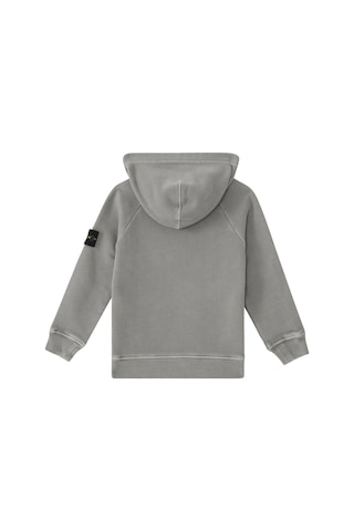 Stone Island Çocuklar Için Pamuklu Sweatshirt Gri