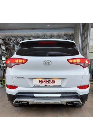 Hyundai Tucson Ferrous Ön Ve Arka Tampon Koruma Difüzör 2015 2017