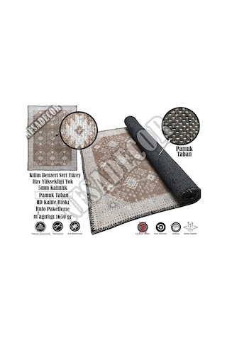 Renkli Mandala Halısı Kilim Desenli Halı Şönil Yuvarlak Kısa Havlı Mutfak Halısı Ve Yatak Odası Halısı Kapı Önü Paspas 80 X 80 Cm
