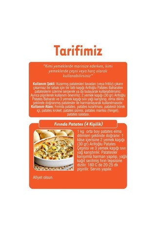 Arifoğlu Patates Baharatı 90 G