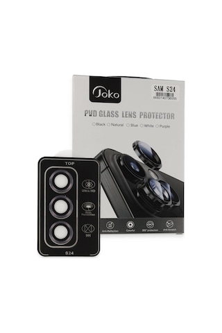 Joko Samsung Galaxy Uyumlu S24 Pvd Metal Kamera Lens - Derin Mor