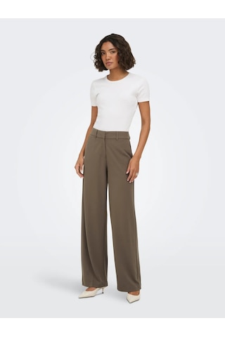 Only Onlkalina Hw Wide Pant Kadın Pantolon 15376751 Kahverengi
