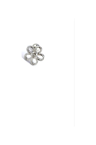 Zirkon Taş Detaylı 925 Ayar Gümüş Tragus Kıkırdak Piercing 39558926