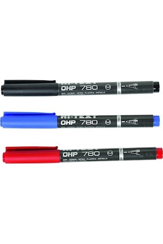 Hi-text 780 Ohp Permanent Kalem S- M Asetat Cd Kalemi