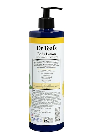Dr.teals Prebiotic Lemon Balm Nemlendirici Vücut Losyonu 532ml