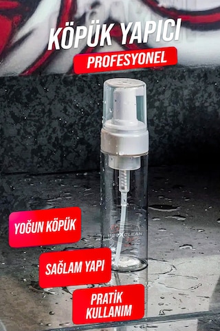 Premium Detaylı Temizlik Bakım Köpük Yapıcı Oto Araba Temizleme Kuaför Boş Şişe