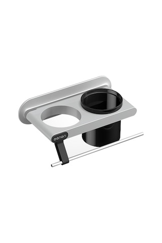 Moveevo Menen Saç Kurutma Makinesi Tutucu Duvara Monte Saç Kurutma Makinesi Askı Rafı Düzenleyici Bardak Saklama Rafı Banyo