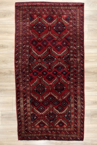 Belliç El Dokuma Yün Halı - Leh1004750176 Kırmızı