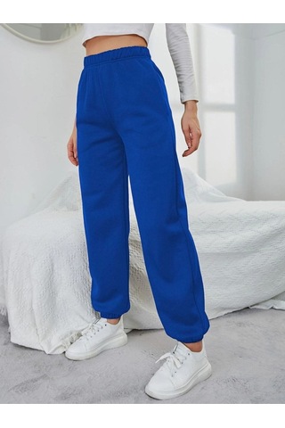 Kadın Sax Mavisi Oversize Eşofman Altı Sax Mavisi-152638