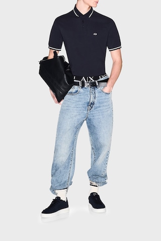 Armani Exchange % 100 Pamuk Regular Fit Şerit Detaylı Polo Erkek Polo Xm002356 Af13026 Ub101 Lacivert