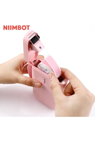 Niimbot D11 Bluetooth Taşınabilir Termal Etiket Yazıcı Pembe